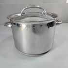 Kirkland Signature 8 Qt Copper Core 5-PLY Stainless Steel Stock Pot W/ Lid Nsf Used. Price: $84.95.