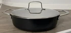 Alva Maestro 9.5" Aluminum Non-stick Saute Pan With Lid Ceramic Matte Black New. Price: $70.00.