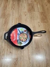 Victoria Large Pre-seasoned Cast Iron Skillet, 12-INCH Round Frying Pan Used. Price: $29.00.