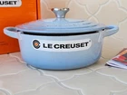 Le Creuset Cocotte Risotto Pot 18CM 1.5L Coastal Blue Enamel Cast Iron Japonais New. Price: $275.50.