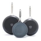 Greenpan Valencia Pro Ceramic Nonstick 8" 9.5" & 11" Fry Skillet Set, Har... New. Price: $173.19.