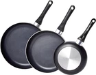 Amazon Basics Ceramic Non-stick 3-PIECE Frying Pan Set, 8 Inch, 10 & 12 New. Price: $64.56.