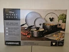 Farberware Disney 7-PIECE Monochrome Ceramic Nonstick Cookware Set (MSRP:$175) New. Price: $155.00.