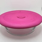 Vintage Pyrex 3.2 Qt Oval Baking / Storage Dish #8501 With Pink Vented Lid Used. Price: $27.99.