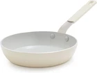 Greenpan X Bobby Flay 8" Nonstick Frying Skillet, Cream New. Price: $42.99.