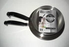 New Farberware 10" & 8.25" Classic Stainless Steel Chef's Skillet Frying Pans. Price: $39.00.