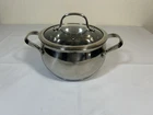 David Burke Restaurateur Splendor Series Stock Pot With Glass Lid 3 Qt Cookware Used. Price: $18.71.