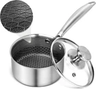 Aufranc Hybrid Nonstick 1 Stainless Steel Saucepan Quarts, Silver New. Price: $42.99.