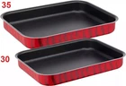 Tefal Tempo Flame Rectangle Oven Try Set Non Stick Coated In France 30, 35 Cm New. Price: $115.00.