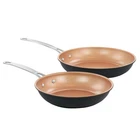 Gibson Home 128684.02 Chestnut Piece Nonstick Carbon Steel Frying Pan Set New. Price: $43.56.