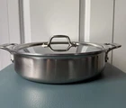 All-clad D3 Curated 4-QT. Stainless Steel Sauteuse Pan, New. Price: $155.00.