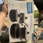Gibson Home Chef Du Jour 7-PIECE Cookware Set Black (93586675M) New. Price: $24.99.