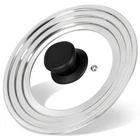 Universal Lid For Pots And Pans Skillets, Stainless Steel Cover Fits 6-7-... New. Price: $20.09.