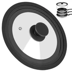 Universal Lid For Pots Pans And Skillets, Cover Fit 6", 7", 8" Diameter C... New. Price: $14.99.