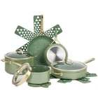 12 Piece Nonstick Cookware Set Induction Safe Ergonomic Handles Durable New. Price: $297.92.