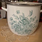 Pioneer Woman Agatha Green 12 Qt. Stock Pot W/lid Steel W/enamel Finish New. Price: $51.96.