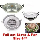 Set Grill Thai Bbq Pan Aluminum Hot Stove Korean Mookata Cook Pot Charcoal New. Price: $320.00.