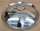 Revere Pro Line 10" Lid Only Saute Skillet Fry Pan Stainless Steel Used. Price: $19.00.