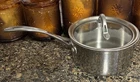 Calphalon Stainless Steel 1/2 Quart Saucepan & Lid 87022 Induction Ready Used. Price: $39.99.