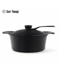 Sori Yanagi Pot, Two-handed Nanbu Iron Deep 22CM, Lid With Handle New. Price: $320.00.