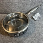 David Burke Geo Clad 3 Quart Saucepan Tri-ply Stainless Steel Nonstick Lid New. Price: $53.96.