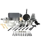 Gibson Home 71-PIECE Cookware Set: Pots, Pans, Bakeware & Utensils New. Price: $74.90.