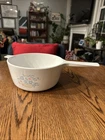 Vintage Corning Ware S-2.5-B Country Flower Liter Saucepan No Lid Used. Price: $23.99.