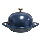 Tramontina Enameled Cast Iron 9.5" Bread Oven, Satin Navy New. Price: $43.19.