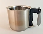 De Buyer France 1.5L 6 Cup Bain-marie Double Boiler Stainless Pot Sauce Pan Used. Price: $48.00.