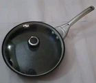 Calphalon 10" Saute'/frying Pan W/ Lid #1390 Made Usa Used. Price: $24.95.