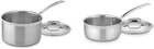 Stainless Steel Cookware 4-QUART Skillet, 1.5 Saucepan And Cover Set New. Price: $123.72.
