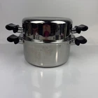 Saladmaster System 7 TP304-316 Surgical Stainless Qt Stock Pot W/ Dome Lid. Used. Price: $229.99.