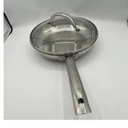 Wolfgang Puck Bistro Collection 10 Stainless Steel Omelette Pan W/ Lid Used. Price: $18.99.