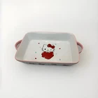 New Sanrio Hello Kitty Heart Design Rectangular Ceramic Casserole Dish. Price: $39.99.