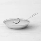 All-clad D3 Tri-ply Stainless-steel Fry Pan With Lid 10" New. Price: $81.99.