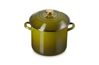 Cook Bulk Meals Faster - Le Creuset 10QT Enamel Stockpot Olive New. Price: $209.99.