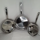 Kitchenaid 8", 10" And 3.3QT Skillet Sauce Pan Cookware Piece Set Red Used. Price: $29.95.