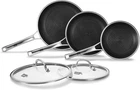 Oatofp Frying Pans Set With Lids, Hybrid Skillet (8+10+12 New. Price: $167.97.