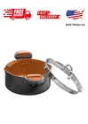 Gotham Steel 5 Qt Nonstick Pasta Pot With Strainer Lid & Twist And Loc New. Price: $28.49.