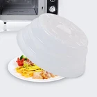 Kichwit Silicone Microwave Plate Cover Collapsible, Dishwasher 11", White New. Price: $21.46.