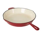 Cuisinart Chef's Classic 11 3/4" Enameled Cast Iron Skillet - Red New. Price: $49.90.