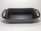 Lodge Cast Iron Loaf Pan 8.5X4.5 Pre-seasoned Dual Handle Baking Usa New. Price: $14.99.