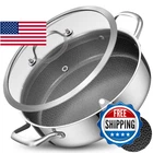 Lolykitch 5 Qt Hybrid Ceramic Non Stick Tri-ply Stainless Steel Saut Pan With New. Price: $63.25.