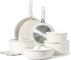 17-PIECE Kitchen Cookware Sets With Nonstick Granite Stone Pots And Pans New. Price: $319.98.
