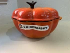 (new) Creuset Flame Pumpkin Enameled C. Dutch Oven Cocotte 2.25 Qt (no Box). Price: $139.99.