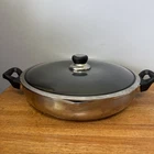 Ultrex Vantage Quality 13 Diameter Non Stick Stainless Saut Stock Pot W/ Lid Used. Price: $39.99.