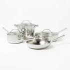 7PC Stainless Steel Cookware Set - Figmint New. Price: $180.99.
