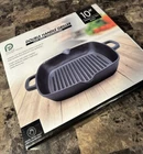 Pacific Coast Trail Double Handle Griller 10" Cast Iron New Open Box. Price: $17.29.
