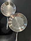 Tramontina Gourmet Tri-ply Clad Stainless Steel Frying PANS-8" And 10" Used. Price: $25.00.