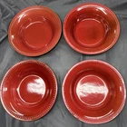 Pier 1 Spice Route Paprika Set Of 4 Soup/cereal Bowls Beaded Stoneware Vtg Used. Price: $32.00.